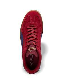 Puma Club II ERA 绒面革男式运动鞋休闲轻便透气柔软厚底标志街头潮流日常深红色 400717-04 - 深紅色 - 查看 5