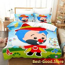 3D Print Plim Cartoon Plim  Bedding Set Twin Queen King Size Duvet Cover Pillowcase BedAdult Home Textileextile.Jpg - 白色 - 查看 1