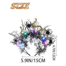 Light Up Halloween Headband LED Medusa Costume Hair Accessories For Women