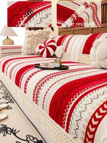 1pc All-Season Sofa Cushion Cover, Modern Minimalist Anti-Slip Sofa Seat Protector, Dust-Proof & Washable, Soft & Colorfast, Pet-Friendly, Fits Corner Sofa, Bedroom, Office, Living Room