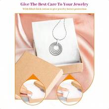 Jewelry Gift Boxes 3.5x3.5x1 Inch 20 Pcs Matte Small Gift Box With Lids Small Cardboard Jewelry Boxes With Cotton Fil And Lids JewelryBox Bulk For Festive Day Brown - Coklat - View 4