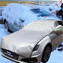1pc Car Snow Cover, Thick Car Clothing, Sun Protection, Sunshade, Car Windshield, Snow Cover, Antifreeze And Snow Cover