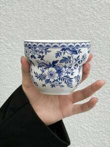1 件优雅的青花瓷咖啡杯，独特的陶瓷葫芦杯，用于特色饮品、冷饮、早餐牛奶、招待客人，适用于家庭、餐厅、咖啡厅、甜品店、聚会、派对 - 青花葫蘆 - 查看 8