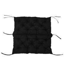 Outsunny Porch Swing Cushion Garden Bench Cushion With Backrest, Non-Slip 2-Seater Soft Pad, Swing Chair Mat Replacement For Indoor And Outdoor, 39.4" X 38.6", Black - 黑色 - 查看 9