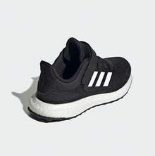 Adidas New Men's And Women's Children's Soft-Soled Mesh Breathable Sports Running Shoes - Black - View 3
