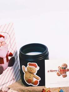 Matte Black Large Candle, Lavender/Sandalwood/Cedar/Jasmine/Red Rose Scented Soy Wax Candle, Unscented Frosted Glass Jar, Ideal Gift For Men & Women, Suitable For Dining Room, Bedroom, Bathroom, Study, Christmas, Thanksgiving, Christmas Eve, Mother's Day, Birthday