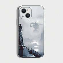 Funda de teléfono del juego Bloodborne compatible con iPhone 16, 15, 14, 13, 12, 11 Plus, Pro Max, XS, X, XR, SE, Mini, 8, 7, de silicona suave negra. Funda compatible con iPhone 17 Pro Max, 17 Pro, 17 - Z6 - Ver 10