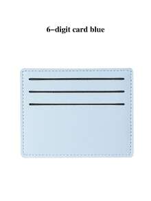 1 szt., portfel ze skóry PU, etui na karty kredytowe, klips do kart kredytowych, ultracienki portfel z kieszonką na dowód osobisty, odpowiedni zarówno dla mężczyzn, jak i kobiet, modny styl; smukły i minimalistyczny styl