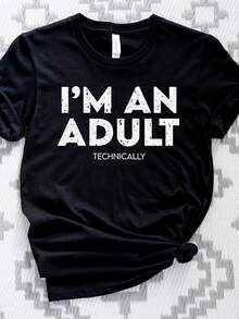 I'm An Adult Shirt, 18th Birthday Shirt, Funny 18th Birthday Shirt, 18 Year Old Gift, I'm An Adult Technically Shirt, Friend Gift - 款式4 - 查看 1