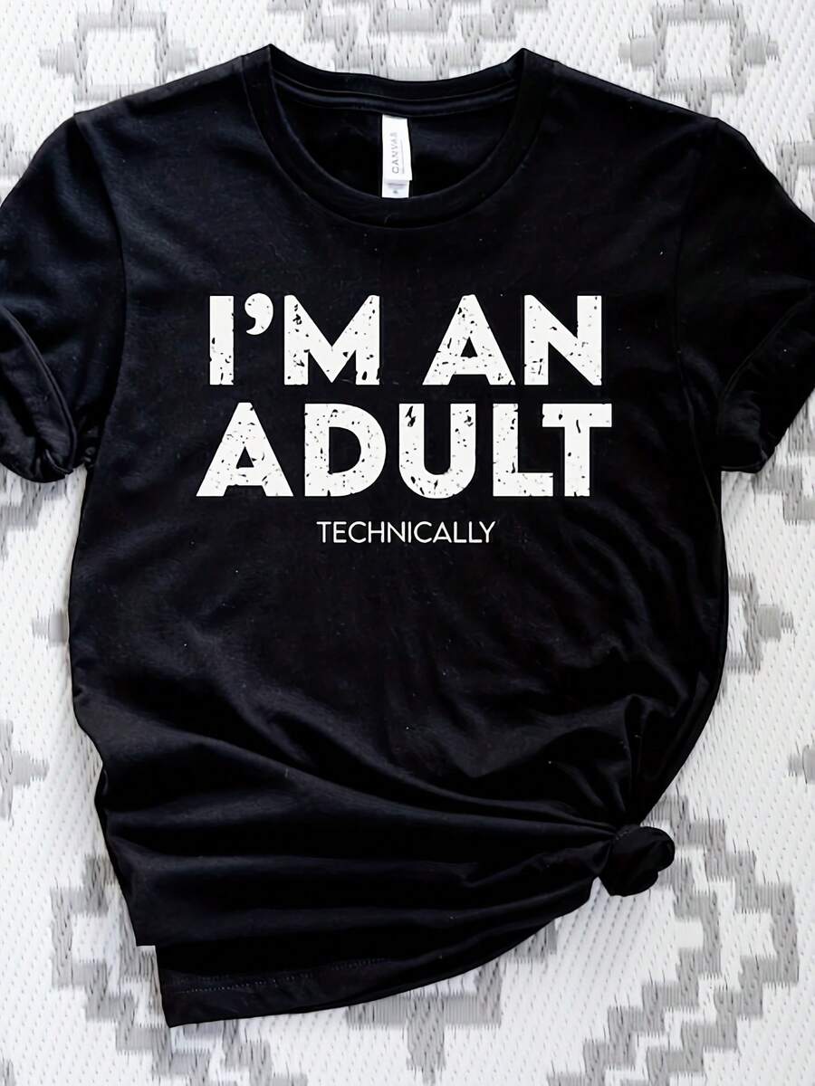 I'm An Adult Shirt, 18th Birthday Shirt, Funny 18th Birthday Shirt, 18 Year Old Gift, I'm An Adult Technically Shirt, Friend Gift - 款式4 - 查看 1