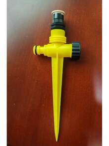 Aspersor giratorio para riego de jardín, boquilla de aspersor de urraca para riego de césped - Amarillo - Ver 3