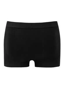 Men's Black Simple Fashion Elastic Letter Print Briefs, Suitable For Daily Wear - Black - View 8