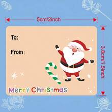 Christmas Sticker, 200 Sticker/Rolls, Christmas Holiday Sticker Labels, Waterproof Stickers, Waterproof Labels, Gift Stickers, Gift Packaging Supplies, Wrapping Paper, DIY Packaging, Suitable. Flower Wrapping Paper, Party Supplies, Flower Shop Supplies, DIY, Weddings, Anniversaries, Birthdays, Flower Shops, Birthday Gifts, Proposals, Christmas Gifts, Halloween, Christmas, Back-To-School Season, Thanksgiving, Mother's Day, Father's Day