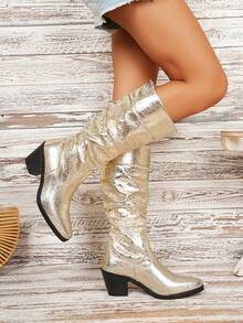 Plus Size Women's Fashion Tall Boots