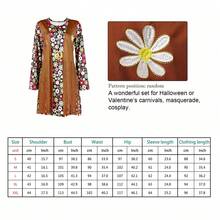 1970s, 1960s, Hippie Costume Set, 1970s, Women's Clothing Accessories, Girls' Disco Dresses, Horse Jackets, Leggings Accessories Set,Halloween Party,For Christmas Parties, Carnival Partiesparty Dressing Up, Holiday Gift, Partywear,Festival Outfit,Floral,Vintage,Grown Women Outfits - 彩色 - 查看 5