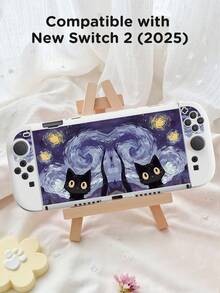 1 buah Casing Pelindung Switch Bertema Kartun Bunga Sakura dan Langit Berbintang, Kompatibel dengan Switch OLED / Switch / Switch2, Bahan TPU Lembut, Tidak Perlu Dibongkar, Anti Jatuh dan Anti Debu, Tersedia Berbagai Warna, Hadiah Ideal untuk Pemain Switch, Casing Pelindung Switch Gaya Kartun - MultiWarna - View 12