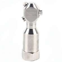 360° Rotary Tank Cleaning Nozzle - 303 Stainless Steel Self-Rotating Jet Head For Tanks, Barrels & Pipelines - Silver - View 7