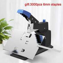 kangten 6.5mm A3 Manual Desktop Riding Stapler Office Saddle Stitch Stitchers Binder Office Manual Desktop Riding Stapler Saddle Stitch Stitchers Binding Machine Heavy Duty Saddle Stitch Stapler - Manual Binding Machine With 3000 Staples For Flat & Saddle Stapling, Max. Thickness 6.5mm A Nice Gift - 1 - View 11