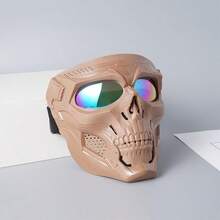 Máscara facial completa para motocicleta, gafas de motocross para bicicleta de tierra, ATV, todoterreno, gafas de carreras para hombres y mujeres - A - Ver 16