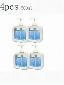 Soap Dispenser 300/500ML Hotel Bathroom Shower Gel Shampoo Refill Bottle Soap Liquid Empty Bottle Soap Dispenser Bathroom, Bathroom Brush, Dispensing Bottle, Bathroom Storage Tank, Detergent Container, Dishwashing Liquid, Hand Soap Spray, Body Wash, Portable Accessories Storage