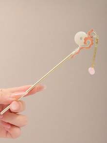 5 szt./1 szt. spinek do włosów z jadeitu w kształcie królika, spinki do włosów w kształcie motyli, eleganckie akcesoria do włosów w kształcie chmur, minimalistyczne i eleganckie, ze stopu metali, łatwe w użyciu, piękny prezent, do przedłużania koków