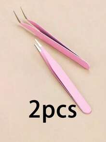 8/4/2 Pieces Stainless Steel Sticker Tweezers, Cute Craft Tweezers For Stickers, Scrapbooking, Vinyl, Eyelashes, Electronics, Multicolor