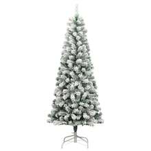 vidaXL Albero Natale Artificiale Incernierato con Neve Fioccata 240 cm