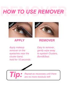 Rikuaild 1支睫毛粘合剂，1瓶卸妆液，1把镊子，1把睫毛刷，10毫升单根睫毛粘合剂，睫毛涂抹器，二合一簇睫毛粘合剂，睫毛刷，簇睫毛专用胶水，睫毛胶水，镊子，睫毛粘合剂，簇睫毛工具，睫毛嫁接工具，睫毛工具套装 - 彩色 - 查看 8