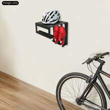 Wandhalter Für Fahrräder, Multifunktions Wandhalter Für Fahrräder, Helme, Schuhe, Brillenhänger, 11,8 * 10 * 13,4 Zoll - Schwarz - Übersicht 3