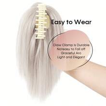 Fountain Ponytail, Claw Clip Short Ponytail, Fresh And Neat - Multicolor - View 2