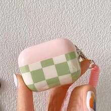 Apple-rutigt tryckfodral kompatibelt med AirPods kompatibelt med Airpods1/2 AirPods Pro - Multifärgad - Visa 9