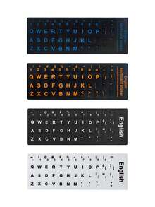 Universal Laptop Keyboard Stickers, Keyboard Cover, Dust Cover, Computer Keyboard Decals, English Version Key Stickers - Universal Version - View 4