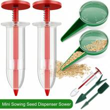 Bộ dụng cụ gieo hạt mini 1/2/6 món - Dụng cụ làm vườn cầm tay, bền chắc bằng nhựa, có khay đựng hạt và thành rộng giúp dễ dàng gieo trồng. - như hình ảnh - Xem 3