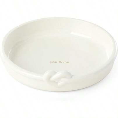 Love Ring Dish 0.50 LB Metallic