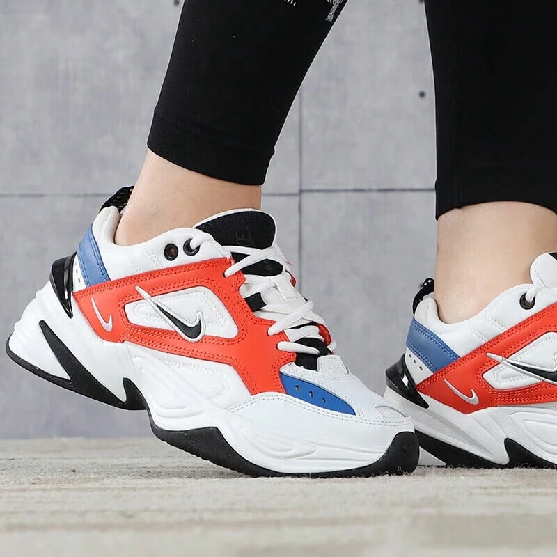 Nike女鞋2026年新款M2K TEKNO復古跑鞋運動休閒鞋時尚老爹鞋AO3108-101 - 白色 - 查看 1