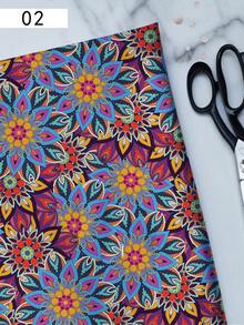 1pc Mandala Series DIY Fabric, Lightweight & Soft Polyester Fabric, Suitable For Making Tablecloths, Wall Hangings, Clothes, Bags, Dust Covers - Multicolor - View 21