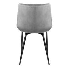 Juego de 2 sillas de comedor, tapizadas en terciopelo, silla de comedor ergonómica, capacidad de carga 120 kg