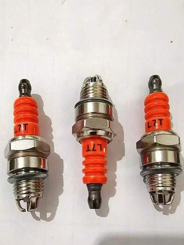 5 Packs Universal Chainsaw Spark Plugs - Easy Start, High Temp Resistant, Anti-Aging, Fits Multiple Brands, Stable Ignition, Garden Power Machinery Ignition Accessories & Replacement Parts