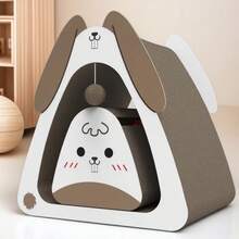 لوح خدش القطط من الورق المموج بشكل كاكتوس، متين، قابل للتسلق، وسادة خدش لعبة، محطة نشاط للحيوانات الأليفة، هدية للراحة واللعب، إكسسوار ديكوري للحيوانات الأليفة