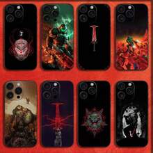 Custodia per telefono compatibile con modelli Game D-Doom Dark Ages, adatta per iPhone 16, 15, 14, 13, 12, 11, Pro, XS, Max, XR, Plus, E, Mini, in colore nero, antiurto. Custodia compatibile con modelli 17 Pro Max, 17 Pro, 17. - Z1 - Visualizzare 3
