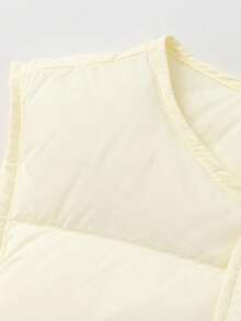 Balabala Kids Animal Zoo IP Down Vest Toddler Winter 2025 Warm & Cute - Milky White - View 3
