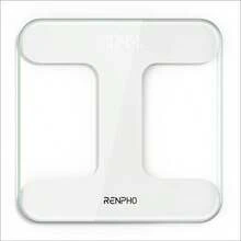 Bscula de bao para peso corporal, bscula de pesaje para personas, bscula corporal con pantalla brillante, ms precisa hasta 0.01 libras, bateras incluidas, capacidad de 400 lbs180 kg, - blanco - Ver 2