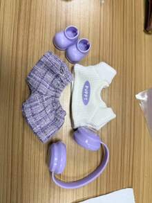 [Only Doll Clothes] 17cm- Doll Clothes For Labubu, High-Intensity 3.0 Series Vinyl Doll Outfit - Multicolor - View 20