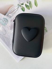 Cartoon Creative Anti-Fall Zipper Bag For Data Cables, Chargers, Earphone Wires And Other Electronic Accessories Storage Cable Organizer - Color - View 5