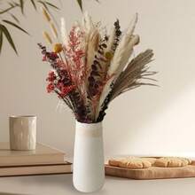 Artificial Flower Bouquet, Colorful Dried Flowers Fake Flowers Bouquet Valentines Day Present - Multicolor - Ver 3