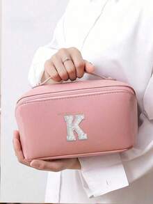 1pc Waterproof PU Leather Makeup Bag, Transparent Toiletry Bag, Large Capacity Travel & Swimming Bag, Dry & Wet Separation Cosmetic Organizer Bag, Portable Waterproof Toiletry Bag, Travel & Swimming Bag, Bathing & Fitness Organizer Bag, Transparent Waterproof Beach Bag, Oval Cylindrical Beach Tote, Transparent Beach Bag, Shoulder Bag, Swimming Bag, Bathing Organizer Bag - Multicolor - View 37