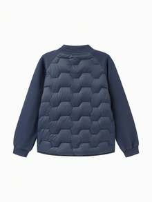 Balabala 2025 Tween Boy Lightweight Down Jacket, Waterproof & Warm For Winter - Dark Blue - View 4