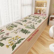 1 pieza Felpudo de secado de platos con estampado de hierbas, almohadilla absorbente para encimera de cocina, felpudo de goteo para tocador de baño, felpudo de drenaje de agua de silicona suave para grifos, posavasos de tocador, felpudo antisalpicaduras de inodoro, accesorios de cocina y baño - Multicolor - Ver 14