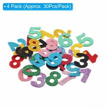 Foam Stickers, EVA Self Adhesive Glitters Foam Shape Sticker Craft Supplies For Scrapbook Card DIY Making Home Decor - 數量款式 120Pcs - 查看 2