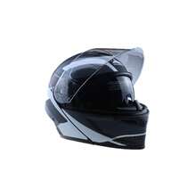 AINHFAAD Breathable Motorcycle Helmet Flip Up With Dual Visor Inner Blue Lens Anti Glare All Season Warm  Unisex Riding Helmet, 202 - Gray Multidimensional Space - View 7